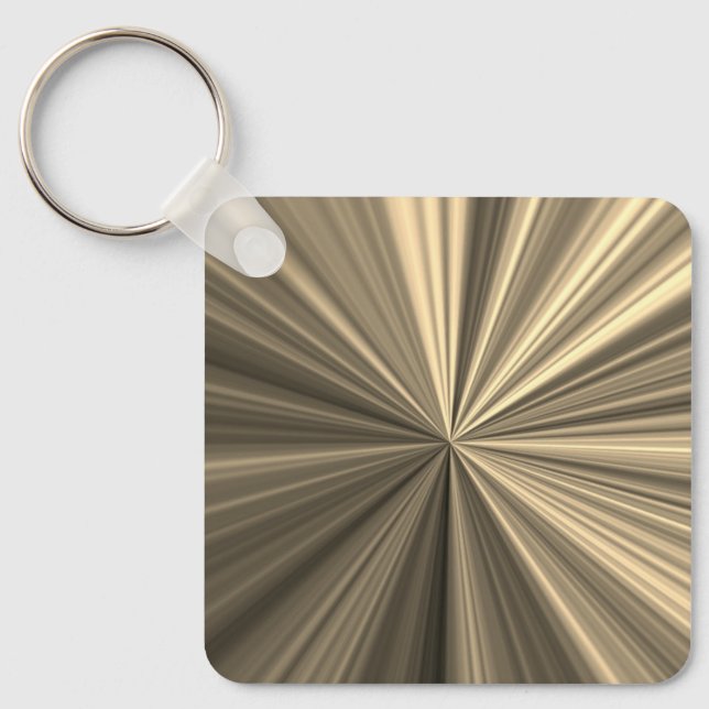 Golden Burst Keychain (Front)