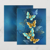 Golden butterflies (Front/Back)