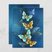 Golden butterflies (Front/Back)