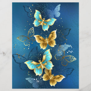 Golden butterflies