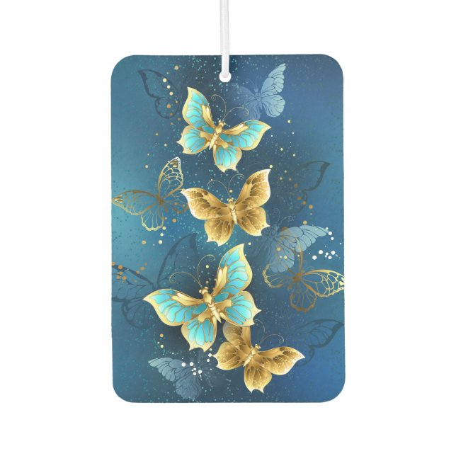 Golden butterflies air freshener (Front)