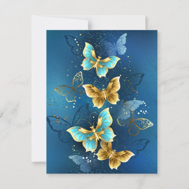 Golden butterflies announcement (Front)