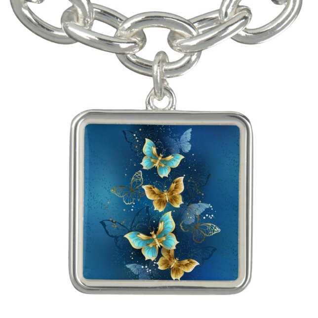 Golden butterflies bracelet (Design)