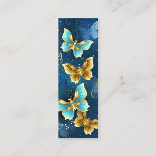 Golden butterflies calling card