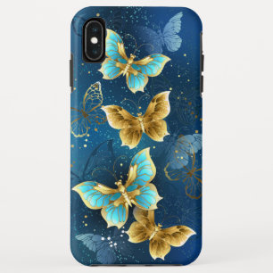 Golden butterflies iPhone XS max case