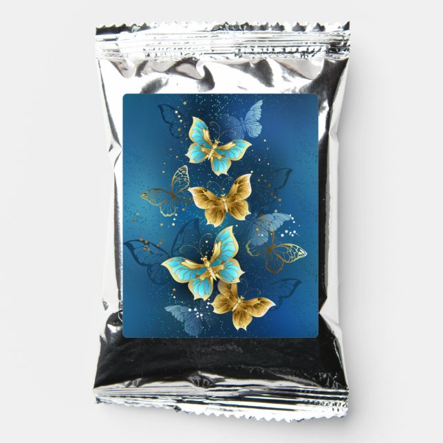 Golden butterflies coffee drink mix (Front)