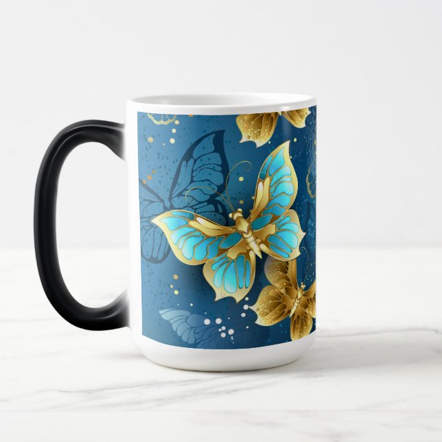 Golden butterflies color morph mug  (Left)