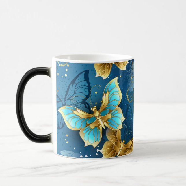 Golden butterflies color morph mug  (Left)