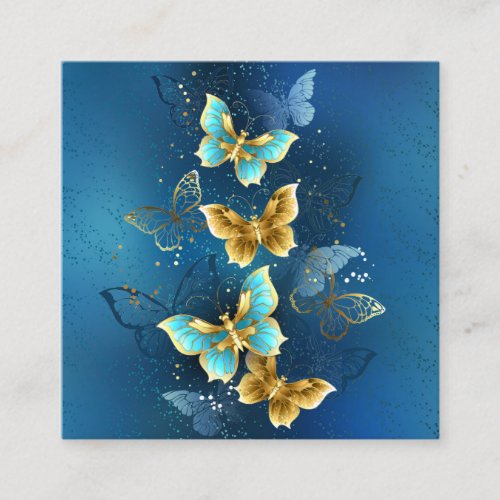 Golden butterflies discount card