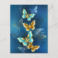Golden butterflies