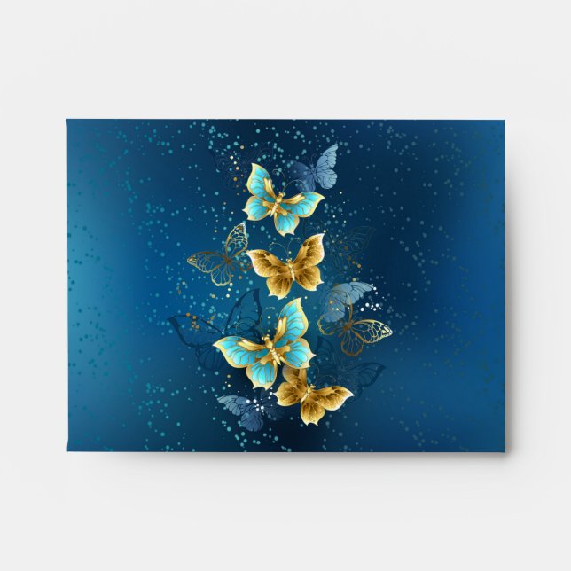 Golden butterflies envelope (Front)