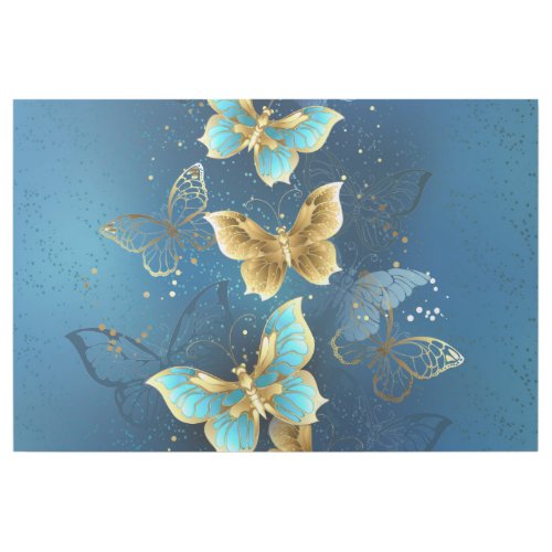 Golden butterflies gallery wrap