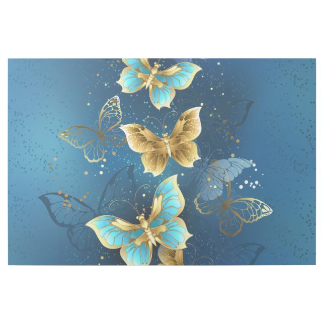Golden butterflies gallery wrap (Front)
