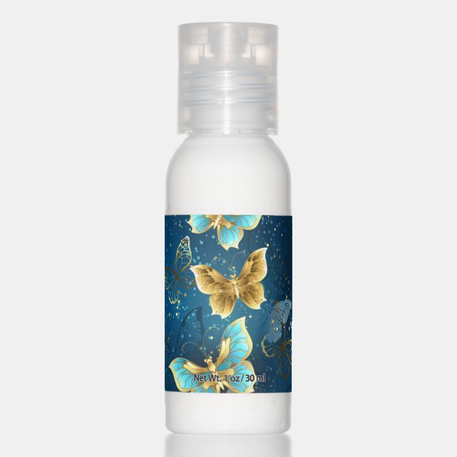 Golden butterflies hand lotion (Front)