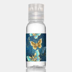 Golden butterflies hand sanitizer