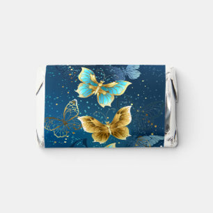 Golden butterflies hershey's miniatures