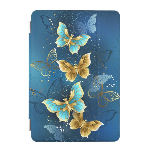 Golden butterflies iPad mini cover (Front)