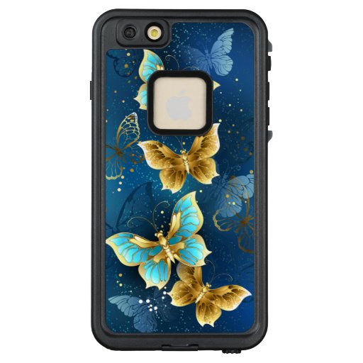 Golden butterflies LifeProof FRĒ iPhone 6/6s plus case
