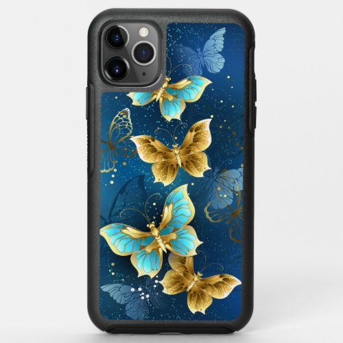 Golden butterflies OtterBox symmetry iPhone 11 pro max case