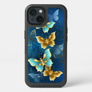 Golden butterflies iPhone 13 case