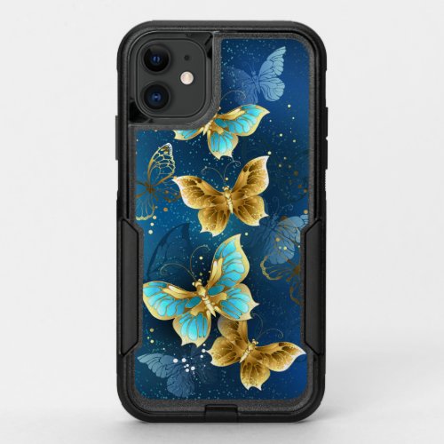 Golden butterflies OtterBox commuter iPhone 11 case