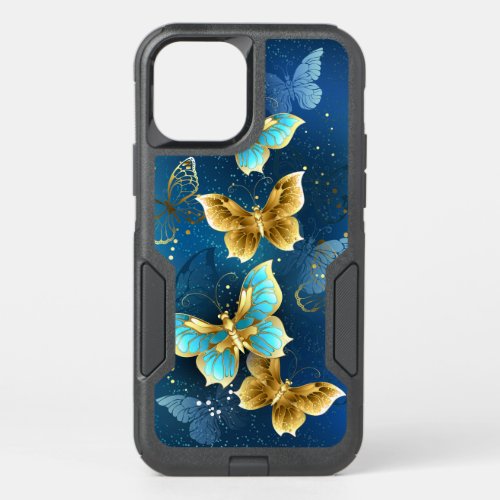 Golden butterflies OtterBox commuter iPhone 12 case