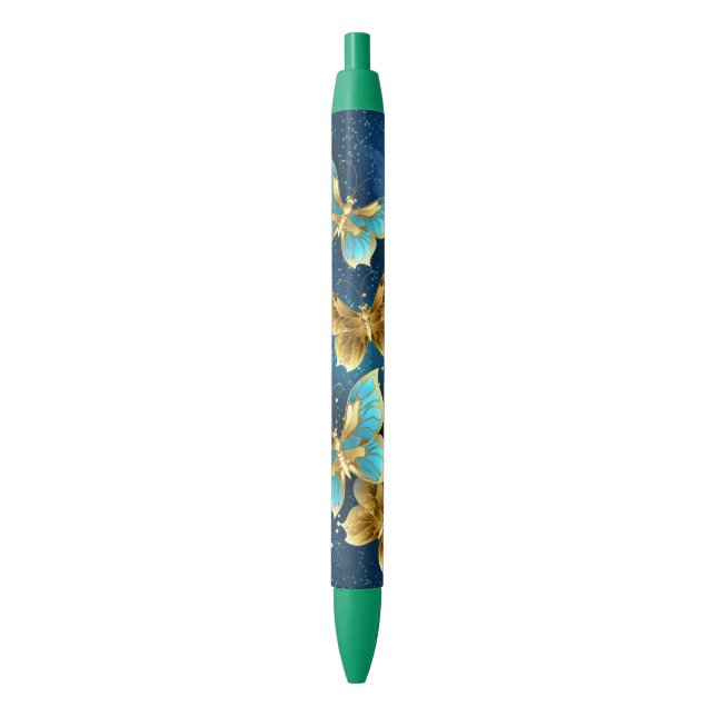 Golden butterflies pen (Front Vertical)