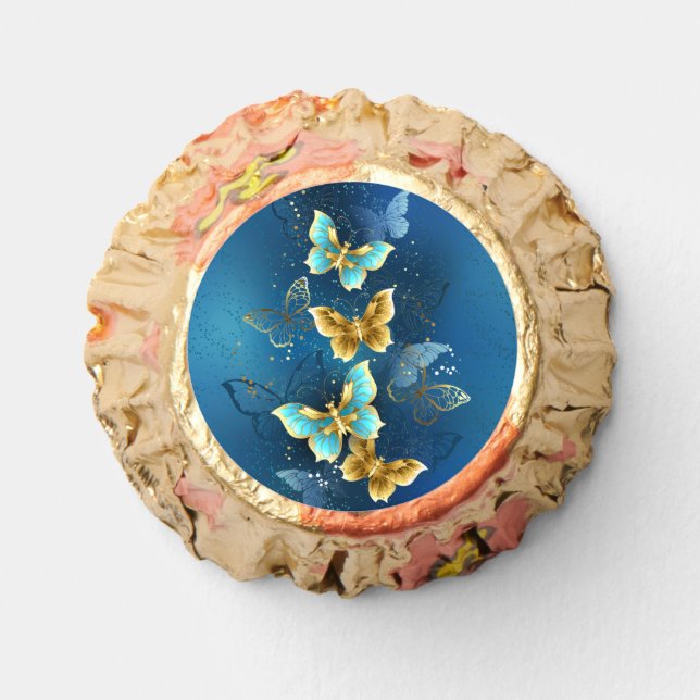 Golden butterflies reese's peanut butter cups (Front)