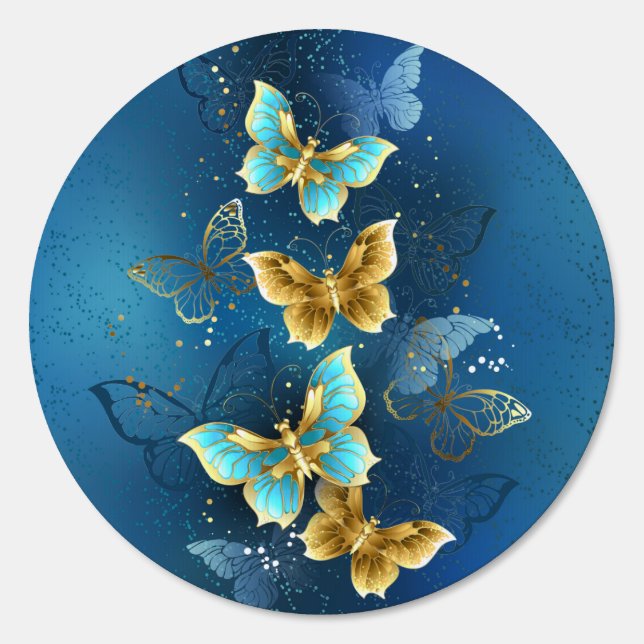 Golden butterflies sign (Front)