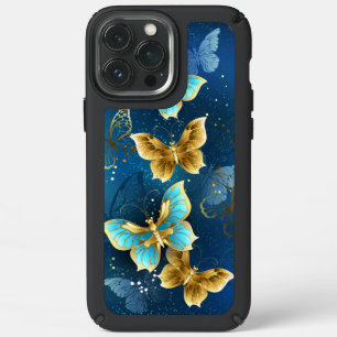 Golden butterflies speck iPhone 13 pro max case