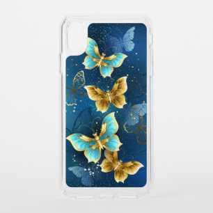 Golden butterflies speck iPhone XS max case