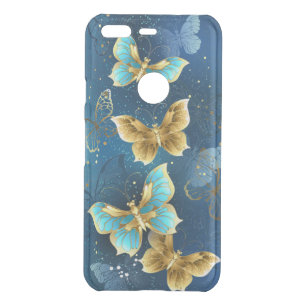 Golden butterflies uncommon google pixel case