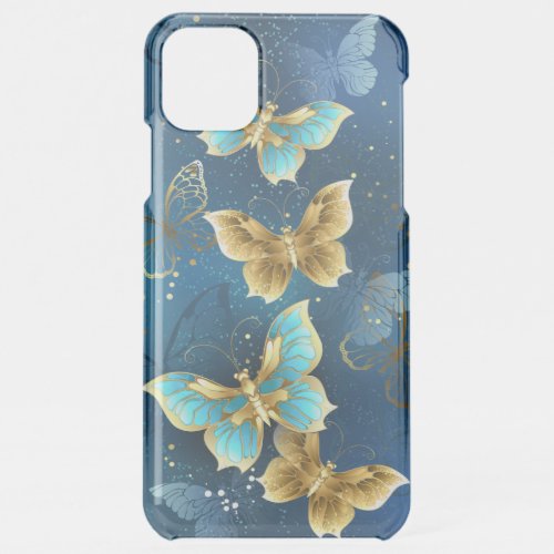 Golden butterflies iPhone 11 pro max case