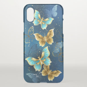 Golden butterflies iPhone x case