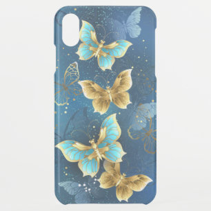 Golden butterflies iPhone XS max case