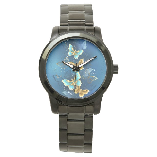 Golden butterflies watch (Front)