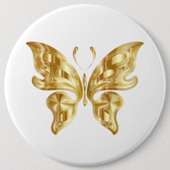 GOLDEN BUTTERFLY BUTTON (Front)