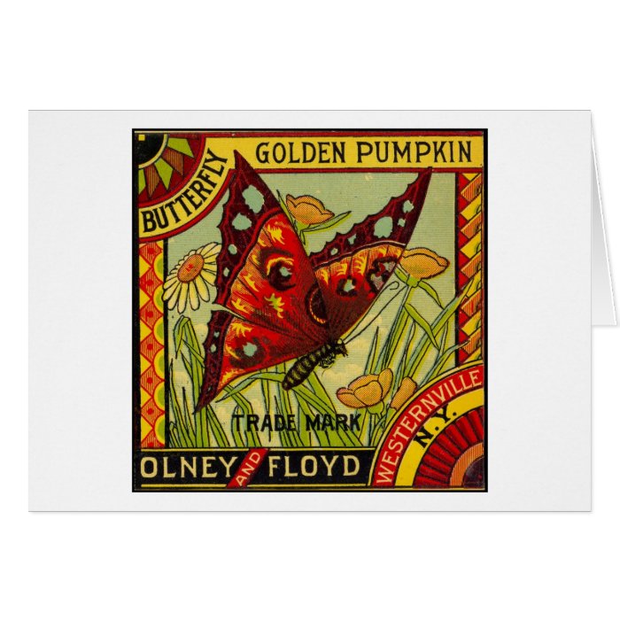 Golden Butterfly Cards