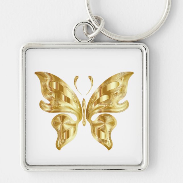 GOLDEN BUTTERFLY KEYCHAIN (Front)