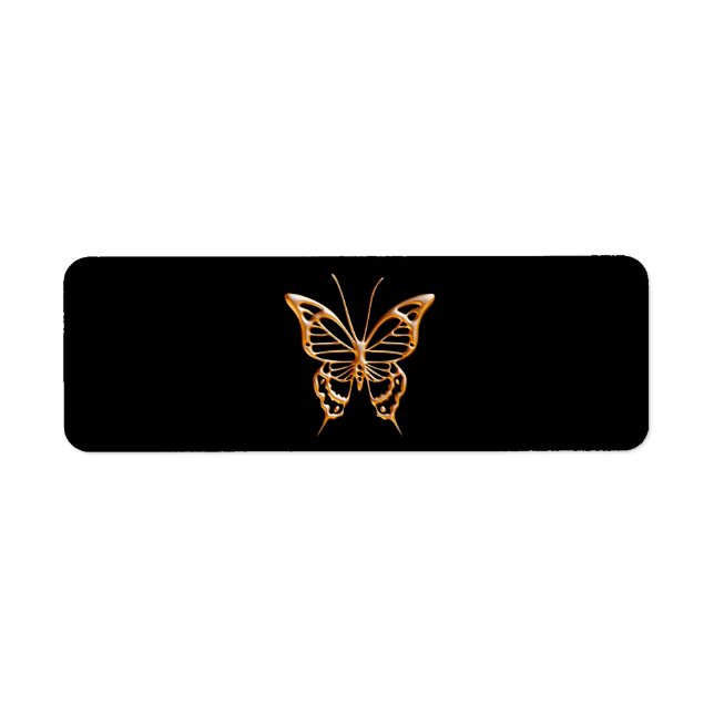 Golden Butterfly Label (Front)