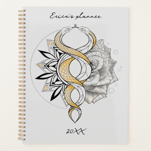 Golden Caduceus Planner