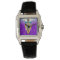 GOLDEN CADUCEUS VETERINARY SYMBOL / Purple