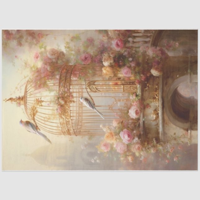 Golden Cage Tissue Paper (Front)