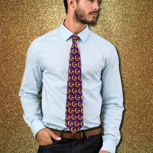  Golden Camels pattern -  Neck Tie