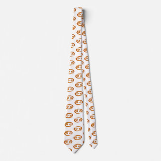 Golden Cancer Zodiac Sign  Custom Neck Tie