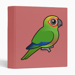 Birdorable Golden-capped Parakeet Avery Signature Binder 8.5x11