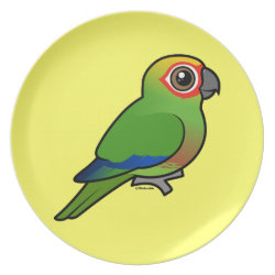 Birdorable Golden-capped Parakeet Plate