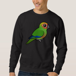 Birdorable Golden-capped Parakeet Men's Basic Sweatshirt