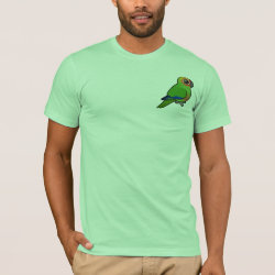 Birdorable Golden-capped Parakeet Men's Basic American Apparel T-Shirt