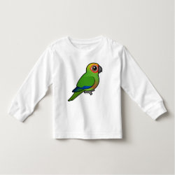Birdorable Golden-capped Parakeet Toddler Long Sleeve T-Shirt